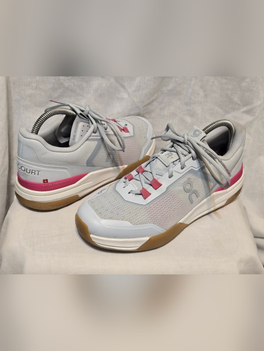 On Womens THE ROGER Advantage Arctic/White Sz 9.5